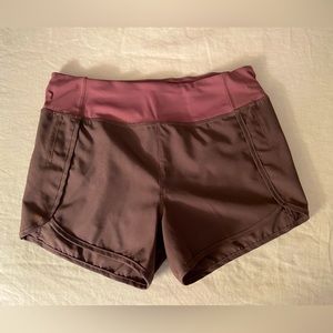 Crz yoga “speed up” style short. Size 4 4” inseam